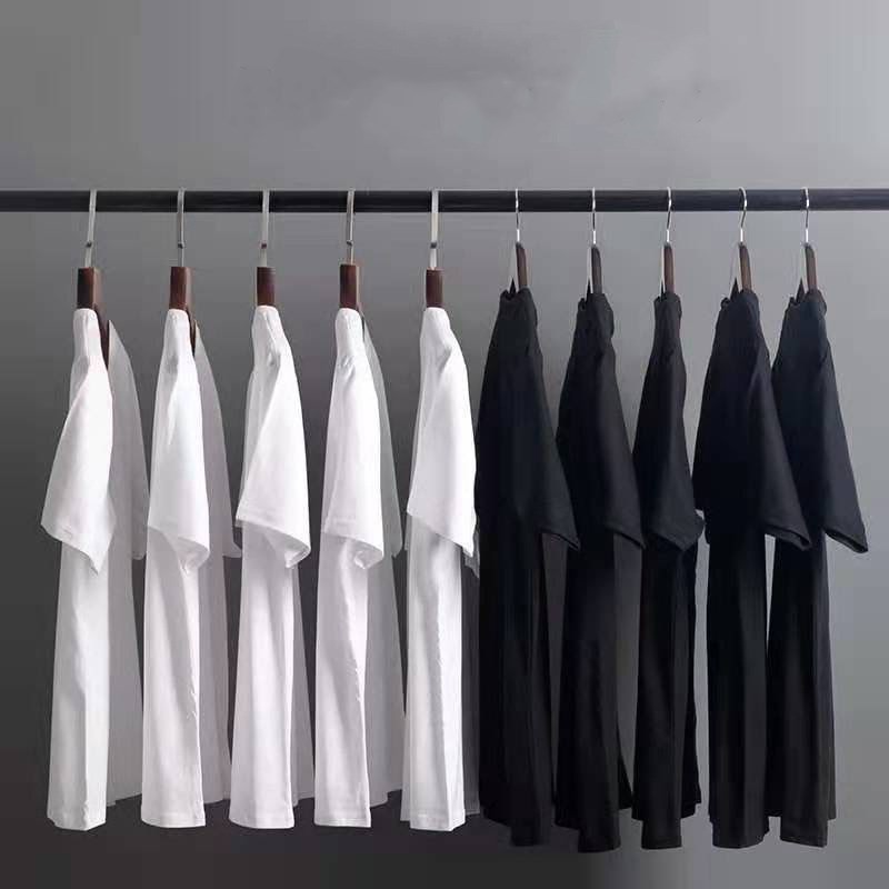 ภาพหน้าปกสินค้า*พร้อมส่ง*เสื้อยืดคอกลมแขนสั้น ผู้ชาย สีล้วน Men's Short Sleeve T-Shirt (สีดำ สีขาว สีเทา)รุ่น 0019