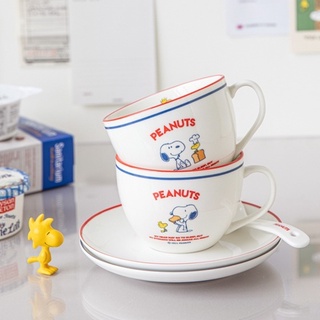 ( พร้อมส่ง ) Snoopy Cup Set ชุดแก้วสนู้ปปี้ 2 ชุด