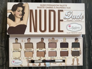 The balm of Your Hand Volume 2, Nude Tude, nude dude Eyeshadow Palette