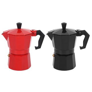 ภาพขนาดย่อของสินค้าMoka Pot หม้อต้มกาแฟ กาต้มกาแฟ เครื่องชงกาแฟ มอคค่าพอท หม้อต้มกาแฟแบบแรงดัน สำหรับ 3/6 ถ้วย 300ml coffee pot