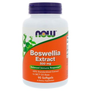 สินค้า Now Foods, Boswellia Extract, 500 mg [ 90 Softgels ]