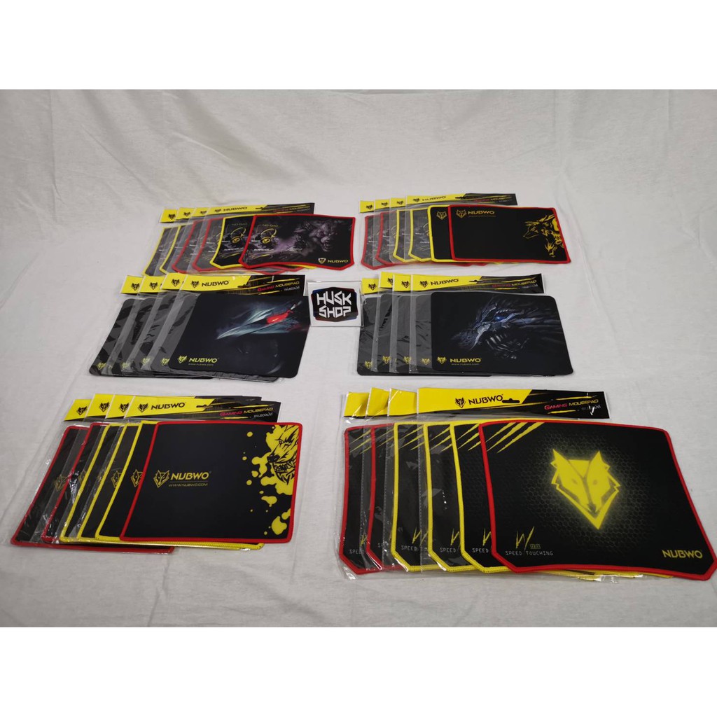 ภาพหน้าปกสินค้าแผ่นรองเมาส์ Nubwo Mouse Pad รวม 6 ลาย จากร้าน huskshop บน Shopee