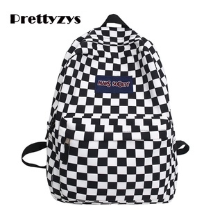 School Backpack Prettyzys 2022 Korean Large capacity 15.6 inch For Teenage Girl