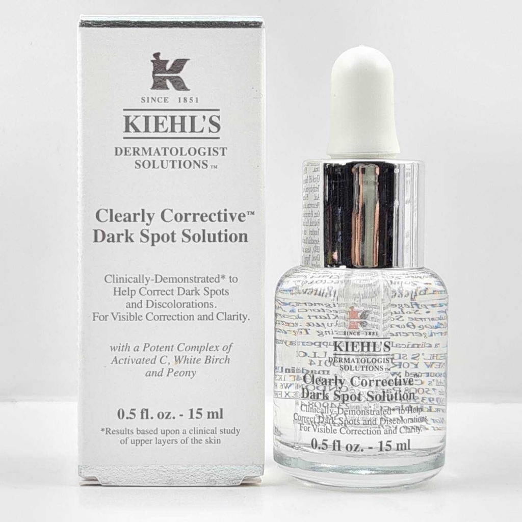 sep02-ส่งฟรี-kiehls-clearly-corrective-dark-spot-solution-15ml-เซรั่มปรับสีผิวให้สม่ำเสมอ-ลดเลือนจุดด่างดำ