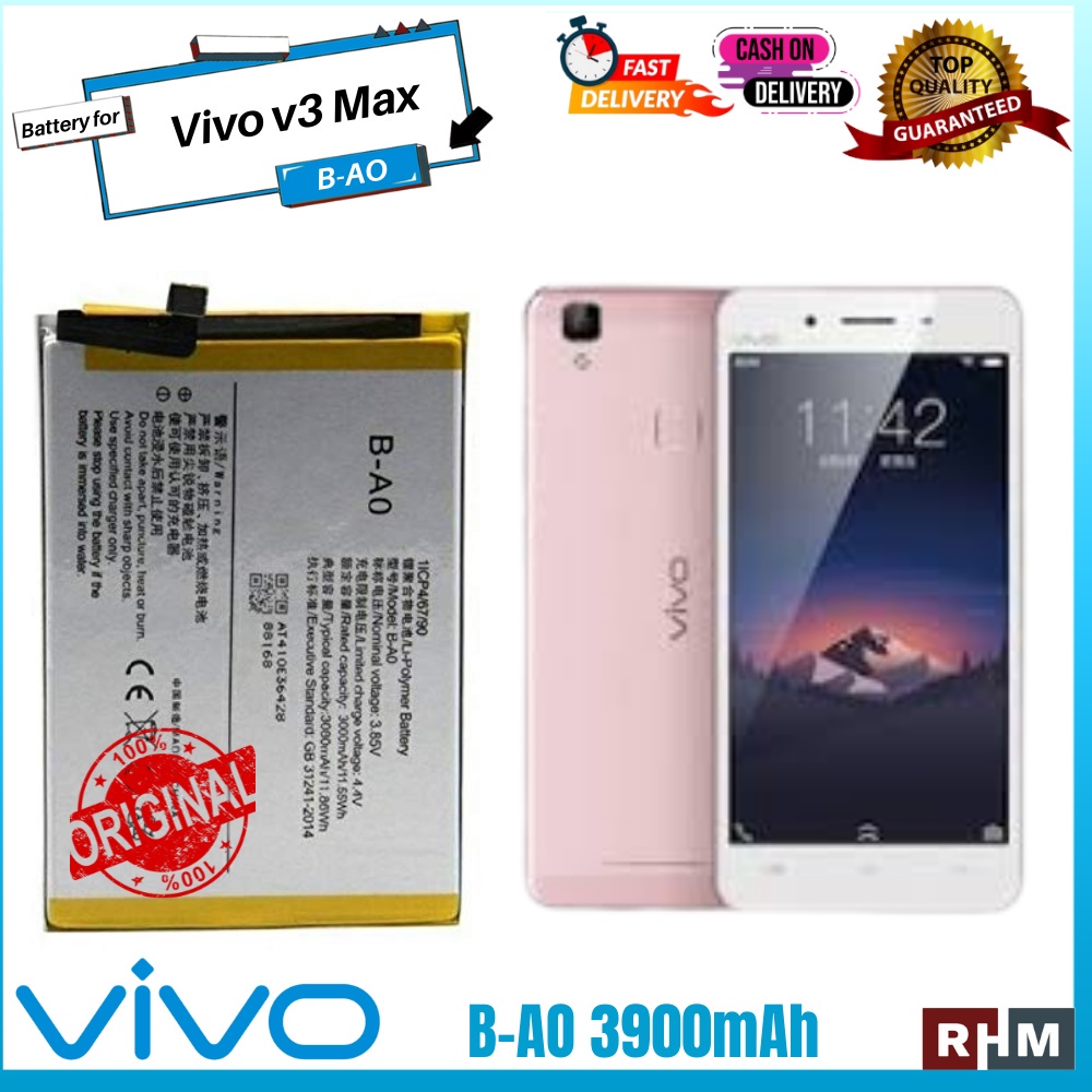 แบตเตอรี่-vivo-v3-max-รุ่น-b-a0-แบตเตอรี่คุณภาพสูงของแท้