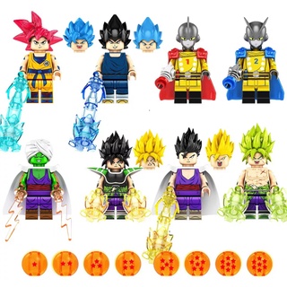 ของเล่นตัวต่อเลโก้ รูปการ์ตูน Dragon Gamma Vegeta Son Goku Broli Ball Vegetto ขนาดเล็ก สไตล์ญี่ปุ่น สําหรับเด็ก