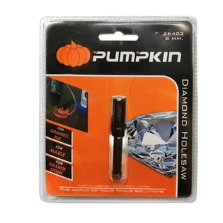 ดอกโฮลซอ PUMPKIN  เจาะกระเบื้อง ขนาด 8 มม. สีดำ จำนวน 1ดอก