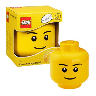 กล่องหัวเลโก้ กล่องใส่เลโก้ บอย ของแท้ LEGO HEAD BOY size L (24x27ซม.)