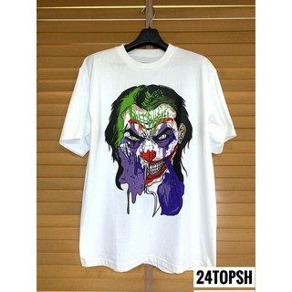 เสื้อยืดแนวสตีท แบรนด์ "QUITEWELL" ลาย JOKER