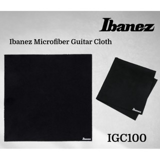 สินค้า ผ้าเช็ดกีตาร์ Ibanez IGC100 สีดำอย่างดี