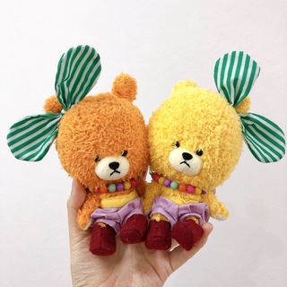 ⭐️ตุ๊กตาหมี Tiny Twin Bears Lulu&amp;Lolo หมีแจ็คกี้ Jackie งานสะสมจากญี่ปุ่น ลิขสิทธิ์แท้🇯🇵 ชุดโบว์