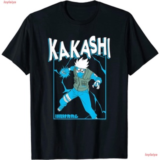 ฮาตาเกะ คาคาชิ Naruto Shippuden Kakashi Chidori T-Shirt เสื้อยืดผู้ชาย ลายการ์ตูน นารูโตะ พิมพ์ลาย เสื้อลายการ์ตูนผู้หญิ