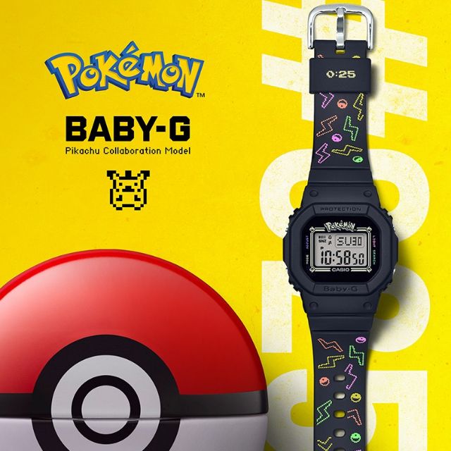 Baby G x POKEMON BGD 560PKC 1 Pikachu LIimited