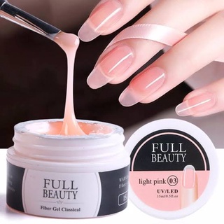 เจลต่อเล็บ Full Beauty สำหรับต่อเล็บขึ้นฟอร์ม