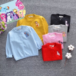 ภาพขนาดย่อสินค้าเสื้อคลุมเด็กThe Little Pony เสื้อไหมพรมเนื้อนิ่ม