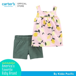 Carters Sleeveless + Pants 2Pc Pink Lemon L9 คาร์เตอร์เสื้อผ้าชุดเซท 2 ชิ้น
