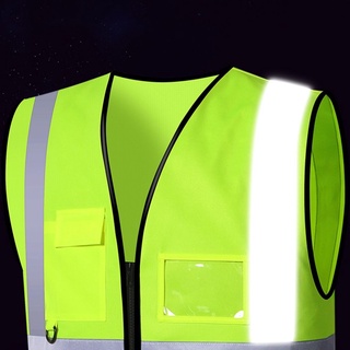 ภาพขนาดย่อของภาพหน้าปกสินค้า006 Reflective safety vest เสื้อกั๊กสะท้อนแสงเพื่อความปลอดภัย เสื้อกั๊กจราจร เสื้อกั๊กทำงาน จากร้าน xmq6688 บน Shopee ภาพที่ 1