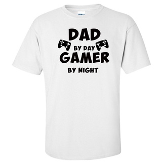 Tee เสือยืดผู้ชาย New Men T Shirt Gamer Dad T Shirt New Daddy Christmas Cool Gift Casual discount