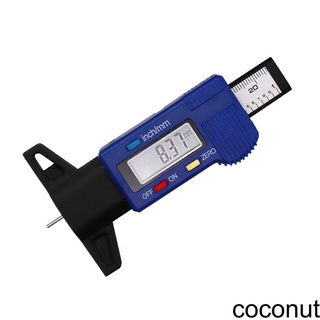 [Coco] Tire Thread Depth Vernier Caliper Digital Display 0-25 4mm Meter Detection Resettable Portable Marking Gauge
