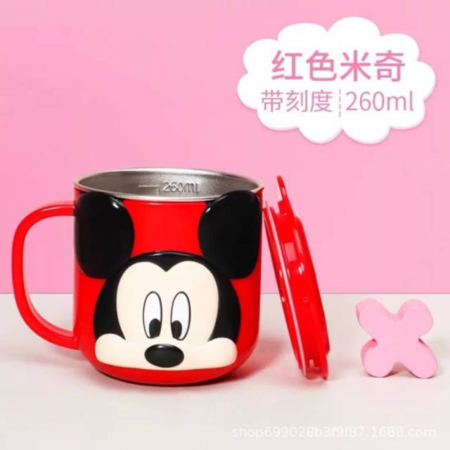 แก้วมีฝาปิด-ลายการ์ตูน