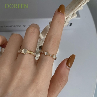 Doreen แหวนประดับโอปอลและ Rhinestone เครื่องประดับสําหรับสตรี