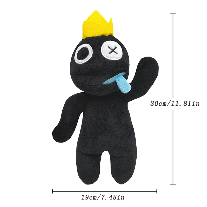 ตุ๊กตายัดนุ่น-รูปการ์ตูนสัตว์ประหลาด-ro-blox-kawaii-blue-monster-สีรุ้ง-ของเล่นสําหรับเด็ก
