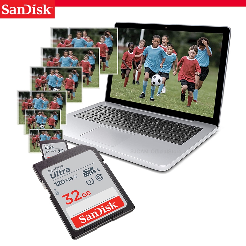 ภาพสินค้าSanDisk Ultra SD Card 32GB Class10 SDHC Speed 120MB/s (SDSDUN4-032G-GN6IN) เมมโมรี่การ์ด สำหรับ กล้องมิลเลอร์เลส DSLR Mirrorless ประกัน10ปี จากร้าน sjcam_officialstore บน Shopee ภาพที่ 6