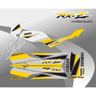 สติกเกอร์ลอกลาย ทนทาน สําหรับ Yamaha RXZ RX Z Millennium