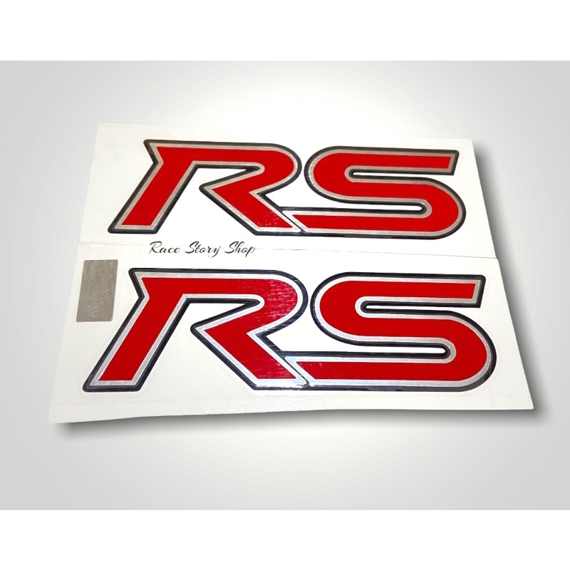 สติ๊กเกอร์ RS ติดข้างรถประตูรถ งานตัดประกอบ | Shopee Thailand