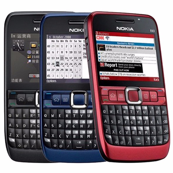 โทรศัพท์มือถือโนเกียปุ่มกด-nokia-e63-สีดำ-3g-4g-รุ่นใหม่2020