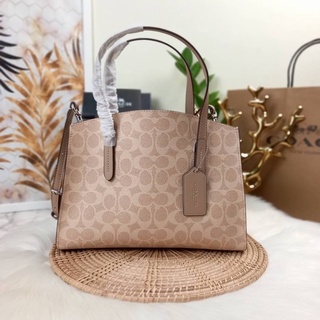 COACH (32749) CHARLIEE CARRYALL 28 IN SIGNATURE CANVAS