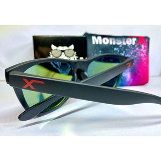 แว่นกันแดด MonsterX กรอบสีดำด้าน เลนส์สีทอง X1 | Shopee Thailand