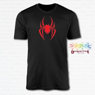Spiderman Miles Morales Emblem_Unisex T-Shirt Tshirt Baju 100% Cotton XS-XXL