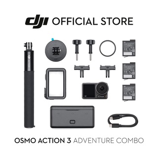 ภาพขนาดย่อของภาพหน้าปกสินค้าDJI Osmo Action 3 Adventure / Standard Combo กล้องถ่ายใต้น้ำ กันน้ำได้ 16 ม. ถ่ายภาพความละเอียด 12MP จากร้าน dji_official_store บน Shopee ภาพที่ 2