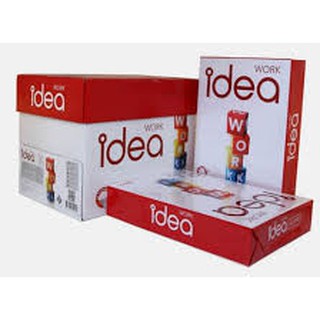 กระดาษถ่ายเอกสาร [Idea Work] 80g A4 (500 แผ่น) 5 รีม/กล่อง