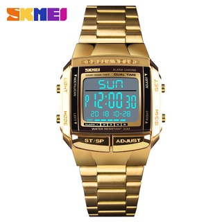ภาพขนาดย่อของสินค้าSKMEI 100% รุ่น พร้อมกล่อง มีเก็บเงินปลายทาง นาฬิกาข้อมือเป็นทางการ นาฬิกา