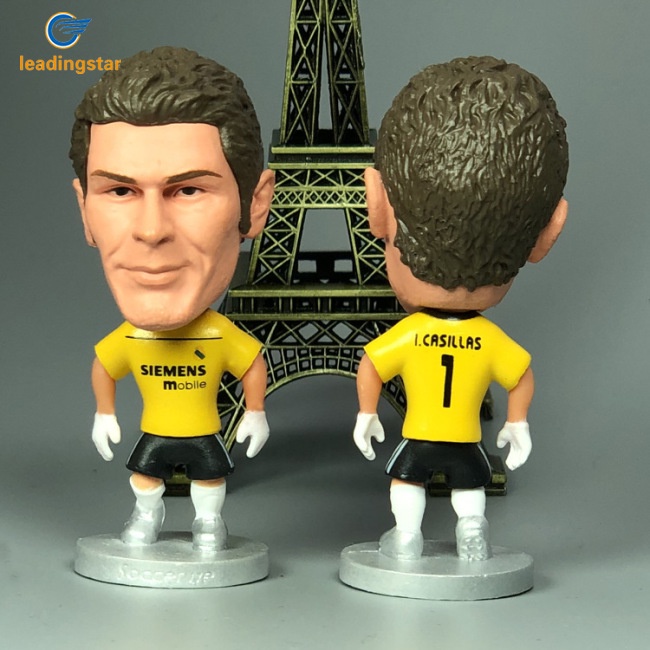 leadingstar-ตุ๊กตาฟิกเกอร์-real-madrid-club-beckham-ronaldo-pvc-ของเล่นสําหรับเด็ก