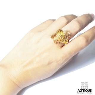 ส่งฟรี Aztique แหวนเงินแท้ ปะการัง แหวนปรับไซท์  Coral  Ring Handmade Adjustable Ring Jewelry Gifts  Jewelry แหวน vs