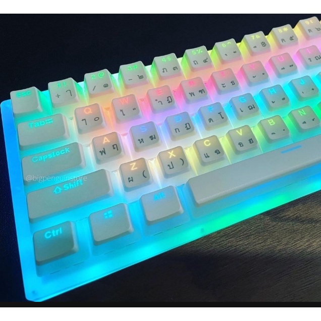 [โค้ดคุ้มลด 20%] Pudding Keycap คีย์แคป พุดดิ้ง PBT มีทุกขนาด สำหรับท ...