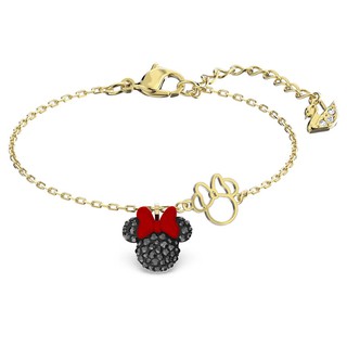 สร้อยแขน สร้อยข้อมือ กำไลข้อมือ กำไล Swarovski Minnie bracelet Black, Gold-tone plated ของแท้ 100% มีใบรับประกัน