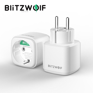 BlitzWolf BW-SHP15 Zigbee 3.0 16A Smart Plug Socket 3680W EU Power Outlet APP Remote Timer Energy Monitor work with Alex