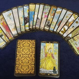 ไพ่ยิปซีแท้เคลือบทอง Golden  Universal Tarot/ไพ่ยิปซีแท้/ไพ่ทาโร่ต์/ไพ่ออราเคิล/Tarot/Tarot Cards/Oracle