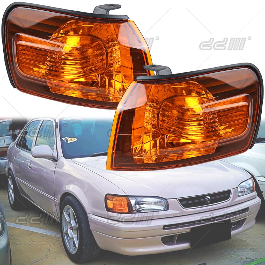 toyota-corolla-seg-ae110-ae111-1996-1997-โคมไฟสัญญาณไฟหน้า-สีส้มอําพัน-1-คู่