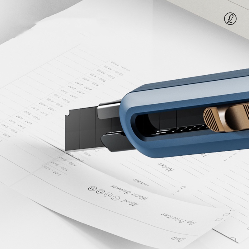 PenLab 1 ชิ้นสีมีดยูทิลิตี้แบบพับเก็บได้ปุ่มล็อคอัตโนมัติ 9 มิลลิเมตร ...