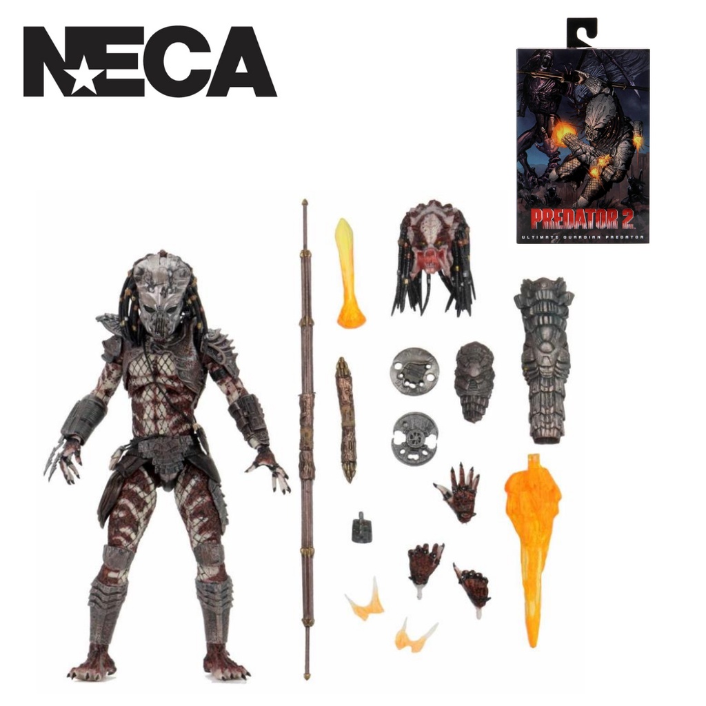NECA Predator 2 - 7" Scale Action Figure - Ultimate Guardian | Shopee ...