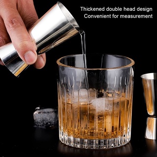 [Coco] Double Jigger for Cocktails 15/30ml Bar Measuring Cup Stainless Steel Mixed Drinks Measurer