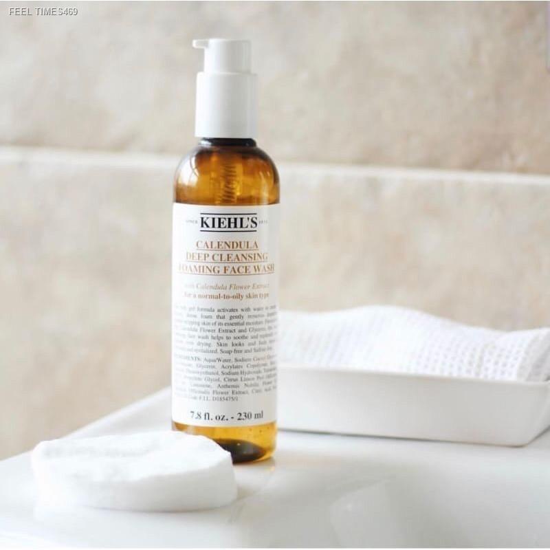 ส่งไวจากไทย-kiehls-calendula-deep-cleansing-foaming-face-wash-230ml