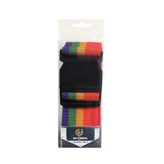 สายรัดกระเป๋า GLOBAL PADLOCK TOURNIQUET สีรุ้ง สายรัดกระเป๋า สีสันสดใส สะดุดตา ผลิตจากไนลอนคุณภาพดี มีความยืดยุ่น แข็งแร