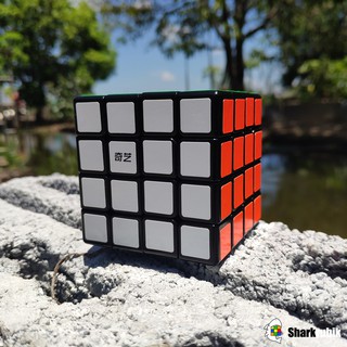 รูบิค 4x4 รูบิค ของแท้ อย่างดี 4x4 cube rubiks race Qiyi Qiyuan 4x4 Black Speed Cube magic cube rubix cube SharkRubik