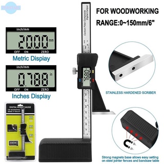 Digital Height Gauge Caliper Electronic Wood Working Table Marking Ruler 1x(in stock）